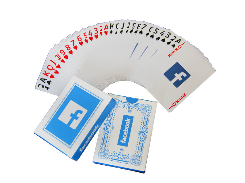 product-Logo Printed Customized Promotional Playing Cards-WJPC-img